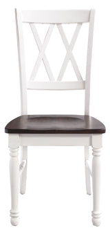 Crosley Furniture Shelby Dining Chairs (Set of 2), Distressed White Crosley Furniture