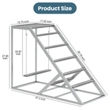 Chicken Coop, Chicken Perches with Swing, Chicken Roosting Bars, Chicken Activity Play Toys, Wooden Chicken Ladder for Pet's Healthy & Happy, Suitable for Backyard Farm Nandae