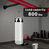 YZZHAJ Heavy Punching Bag Wall Mount Hanger,Heavy-Duty Boxing Bag Bracket,Punching Bag Mount Stand for Muay Thai and MMA Training, 360 Rotation Swivel Hook Matte Black YZZHAJ