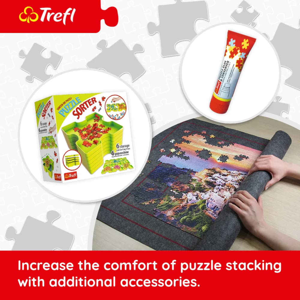 Trefl Funny Dog Portraits II 2000 Piece Jigsaw Puzzle Red 38"x27" Print, DIY Puzzle, Creative Fun, Classic Puzzle for Adults and Children from 15 Years Old Trefl