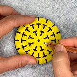 Rock molds for Making Art Stones with Dome Stencils - Design #2 and #3 - Happy Dotting Company - Smooth Rocks for Painting - DIY Painting - Dotting Mandala Art - Stone Crafts Painting - Silicone Mold Happy Dotting Company