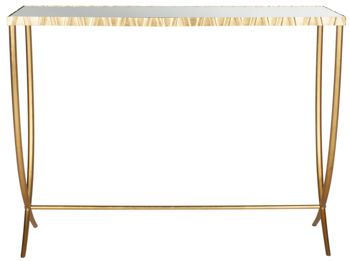 Safavieh Home Collection Princess Mirror Top Console Table, Gold Safavieh