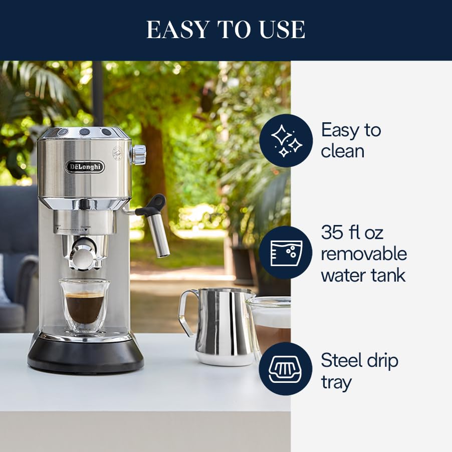 De'Longhi EC680M Espresso, Stainless Steel, Silver De'Longhi