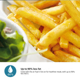 Philips Air Fryer 2000 Series 13-in-1 functions, 6.6 Quarts, Compact Design with Cooking Window, Black, (NA230/00) Philips Kitchen Appliances