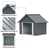 RYPetmia 34 X 38 X 35 Inches Dog House, Indoor Outdoor Doghouse for Medium Large Dogs, Weatherproof Puppy Shelter Sturdy and Long-Lasting Dog Houses RYpetmia