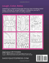 The Art of Saying Fuck No: Swear Coloring Book (Swear Word Coloring Books for Women) WoodArtSupply