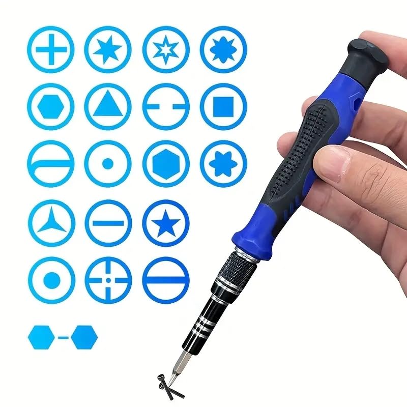 Pardarsey Screwdriver Sets 142-Piece Electronics Precision Screwdriver with 120 Bits Magnetic Repair Tool Kit Compatible For iPhone, MacBook, Computer, Laptop, PC, Tablet, PS4, Xbox, Nintendo Pardarsey