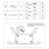 CangLong 27.5 inch Wide Rectangle Ottoman Bench, Tufted Fabric Footrest with Wood Leg for Living Room, Bedroom & Entry, Beige CangLong
