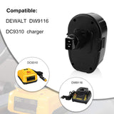 Powilling Innovation 6.5Ah Lithium-Ion Replacement Battery for Dewalt 18V XRP Ni-Cad Battery DC9096 DC9098 DC9099 DE9039 for Dewalt 18Volt Batteries Powilling