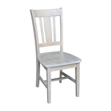 International Concepts San Remo Chair Washed Gray Taupe IC International Concepts