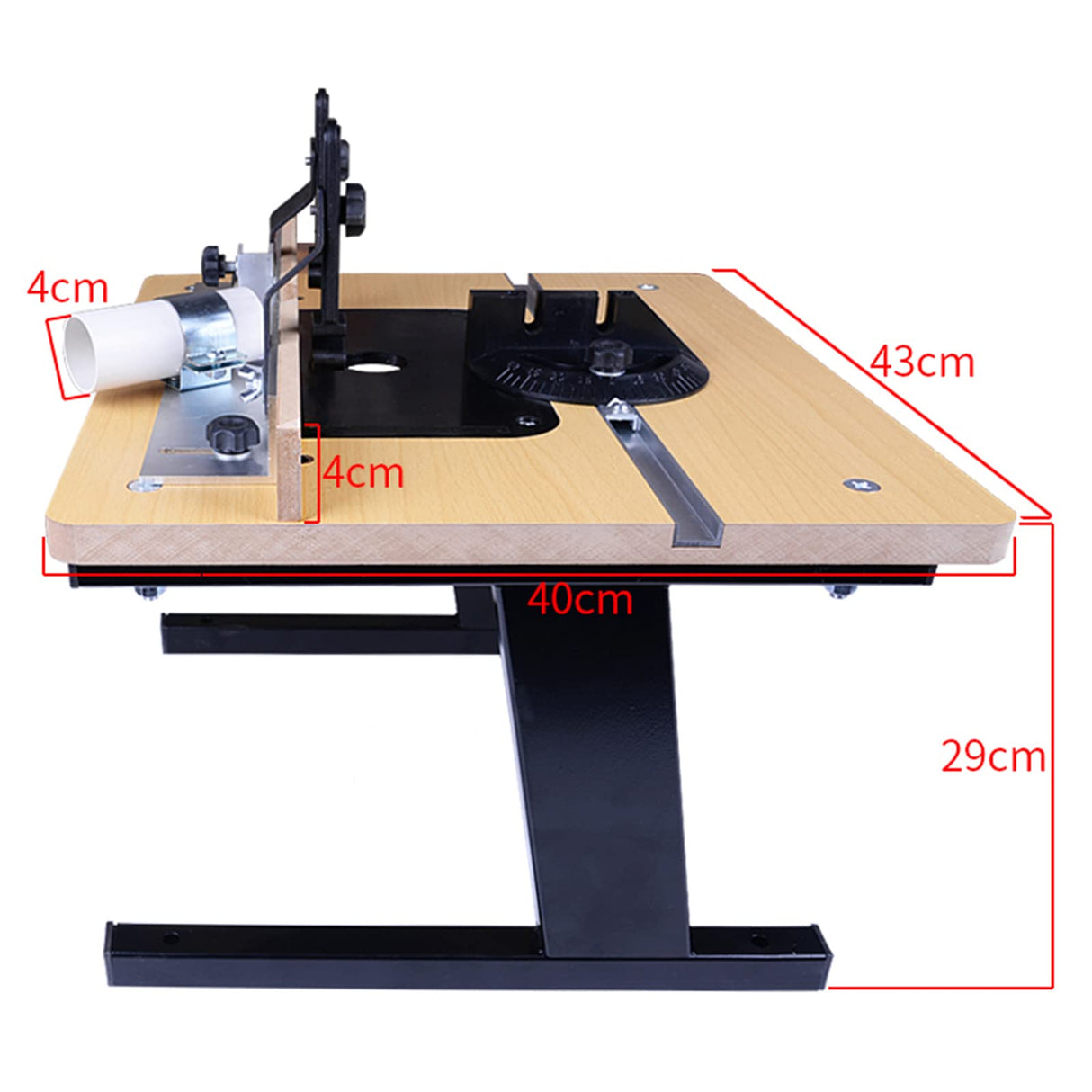 NAGU Router Table with Stand and Adjustable Fence NAGU