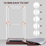 amocane Portable Infrared Sauna for Home, Full Body Personal Saunas Tent at Home Spa with Heating Foot Pad, Remote Control & Foldable Chair for Relaxation & Detox(L 33.8" x W 33.8" x H 65.7") amocane