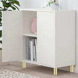 Sumnacon 4PCS Aluminium Alloy Furniture Legs - Round Adjustable Sofa Legs Furniture Cabinet Legs, 2 Inch Funiture Feet for Cabinet Desk Table Chair Sofa Bed, Gold Sumnacon