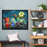 MMAHD Diamond Art Painting Kits for Adults,DIY 5D Round Full Drill Film Characters Diamond Art, Perfect for Relaxation and Home Wall Décor(11.8×15.8Inches) MMAHD