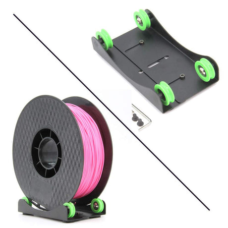 Zeberoxyz 3D Printer Filament Holder with Adjustable Filament Mount Rack Bracket Used for TPU/PLA/ABS/Nylon/Wood 0.5KG 1KG 3D Printing Material (Filament Holder) Zeberoxyz