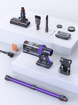 Cordless Vacuum Cleaner, 2 Batteries 110 Mins Runtime Vacuum Cleaners for Home, 40KPA 450W Stick Vacuum with Brushless Motor, Automatically Adjust Suction, Handheld Vacuum for Pet Hair/Carpet/Floor SMOTURE