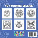Simple Bold & Easy Mandala Coloring Book: 50 Magnificent Mandalas| Relaxation and Calm | Kids Adults and Seniors | Large Print | Bold Line (The Mandala Serenity Collection) WoodArtSupply