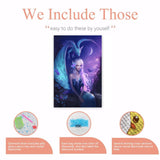 Gabbana Purple Dragon Fairy 5D Diamond Painting Kits, Fairy Diamond Art for Adults, Diamond Dots Gem Art Room Decor Aesthetic 8x12 Inch Gabbana