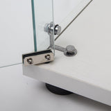 CISURCPI Glass Display Cabinet with 5 Shelves Double Door, Curio Cabinets for Living Room, Bedroom, Office, White Floor Standing Glass Bookshelf, Quick Installation，73.82”(H) x 31.69”(L) x 14.37”(W) CISURCPI