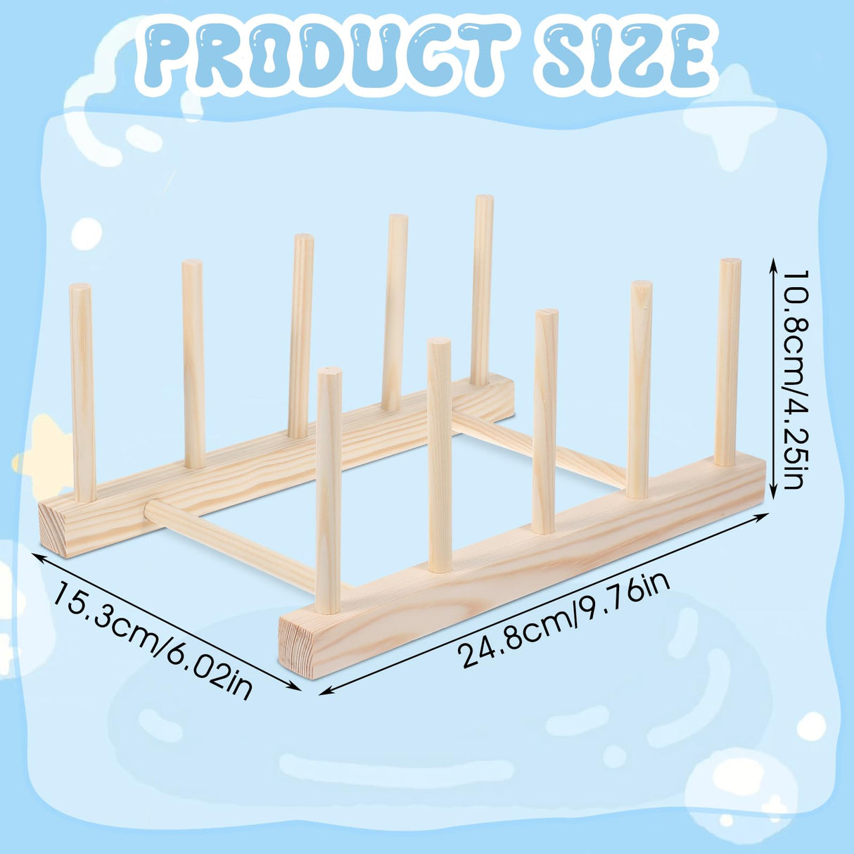 Wooden Puzzle Display Stand, Jigsaw Puzzle Holder Rack Wood Display Stand Craft Collection Storage Organizer Shelf for Adults Craft Collection Lovers Larrel