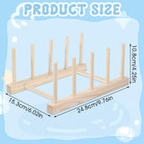 Wooden Puzzle Display Stand, Jigsaw Puzzle Holder Rack Wood Display Stand Craft Collection Storage Organizer Shelf for Adults Craft Collection Lovers Larrel