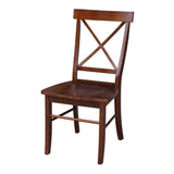 International Concepts X-Back Chair, Espresso IC International Concepts