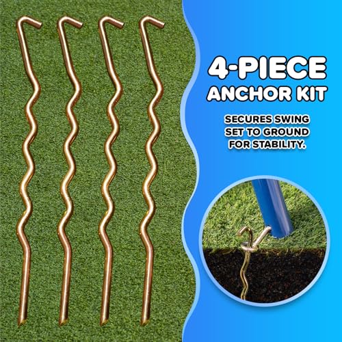 Sportspower Arcadia Star Burst Swing Set: Outdoor Heavy-Duty Metal Playset for Kids Aged 3-8 with LED Light Up Slide, Swings & Trapeze Sportspower