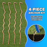 Sportspower Arcadia Star Burst Swing Set: Outdoor Heavy-Duty Metal Playset for Kids Aged 3-8 with LED Light Up Slide, Swings & Trapeze Sportspower