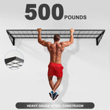 QKOSMTL 2x5.5 ft Garage Wall Shelving Garage Storage Shelving Wall Mounted,Loads 100 lbs Heavy Duty Wall Mounted Metal Garage Shelves (Suitable for Concrete Walls) QKOSMTL