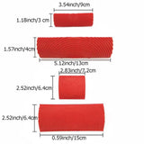 4 Pieces Wood Graining Tool,Wood Grain Tool, Rubber Wood Pattern Graining Knurling Tool On All Surfaces HUIKANGSHENG