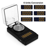 MAXUS Digital Milligram Scale 50g/0.001g, Compact Mg Scale with 20g Calibration Weight and Accessories, Black Powder Scale for Reloading MAXUS