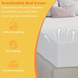 10 Inch Twin Mattress, Gel Memory Foam Twin Size Mattress, Pressure Relieving, Cooling Gel Foam, Twin Mattress in a Box, Certipur-Us Certified, Bed-in-a-Box, Twin, 75"L x 39"W x 10"Th, White NChanmar