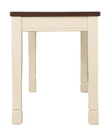 Signature Design by Ashley Whitesburg Cottage Rectangular Dining Bench, Brown & Antique White Signature Design by Ashley