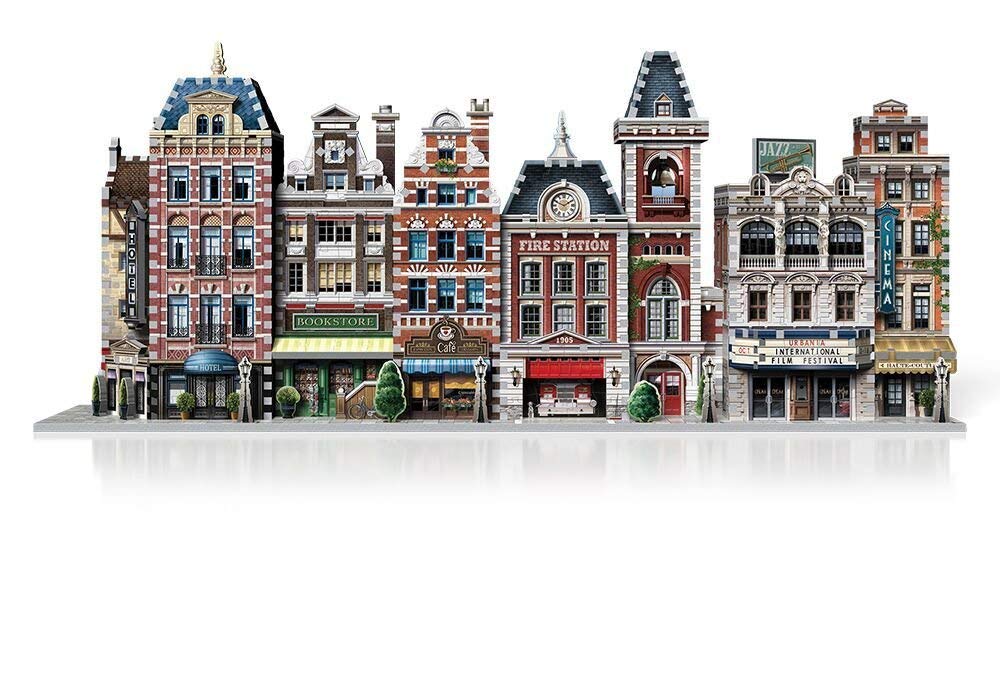 WREBBIT 3D Urbania Collection Café 3D Jigsaw Puzzle (285 Pieces) (W3D-0503) Wrebbit3D