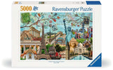 Ravensburger Big City Collage Jigsaw Puzzle - 5000 Piece Challenge | Handcrafted Tooling | Durable Blueboard | Perfect Interlocking Fit | Ideal for Adult Puzzlers Ravensburger