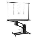 VEVOR Hydraulic Pet Grooming Table, 400LBS Static Load Capacity, 42.5 x 24 Inch Dog Grooming Station with Anti-Slip Tabletop and Dual Height Adjustable Arms with Clamps, for Medium and Small Dogs VEVOR