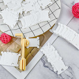 120 Pcs Plastic Floss Bobbins with 1 Pcs Bobbin Winder for Cross Stitch Cotton Thread Craft DIY Sewing Storage Thread Organizer Holder Embroidery DIY Cards (White) yuntop