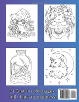 MAD AND MYSTICAL: a coloring book full of witchy vibes WoodArtSupply