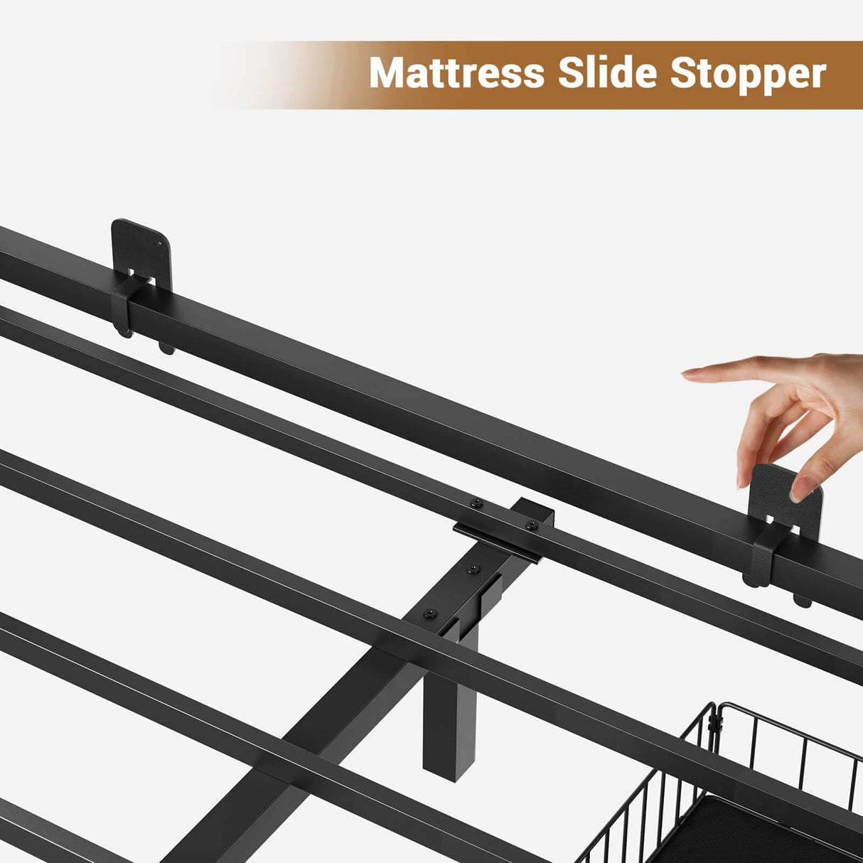 Hasuit Corner Bed Frame with Storage Drawers, Full Daybed with Line Fabric Upholstered Fence, Kids Bed Unit with LED Light and Charging Station, Modern Bed Frame Full Size, Gray Hasuit