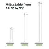 BOOMJOY Floor Scrub Brush with Long Handle, 2 in 1 Scrape and Brush, Stiff Bristles for Cleaning Bathroom, Patio, Garage, Kitchen, Deck, Tile BOOMJOY