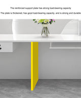 Salon Reception Desk with Counter Modern Front Desk Reception Counter with Lockable Drawer & Light Strip for Clothing Store Beauty Salon - Pretty Easy to Install Generic