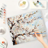 Cherry Blossom Tree Paint by Numbers Kit for Adults - DIY Spring Flowers on Branches Painting on Canvas 16x20 Inches, Acrylic Paint Set,Suitable for Beginners,Floral Art for Decoration/Gifts TAOPAOLAB