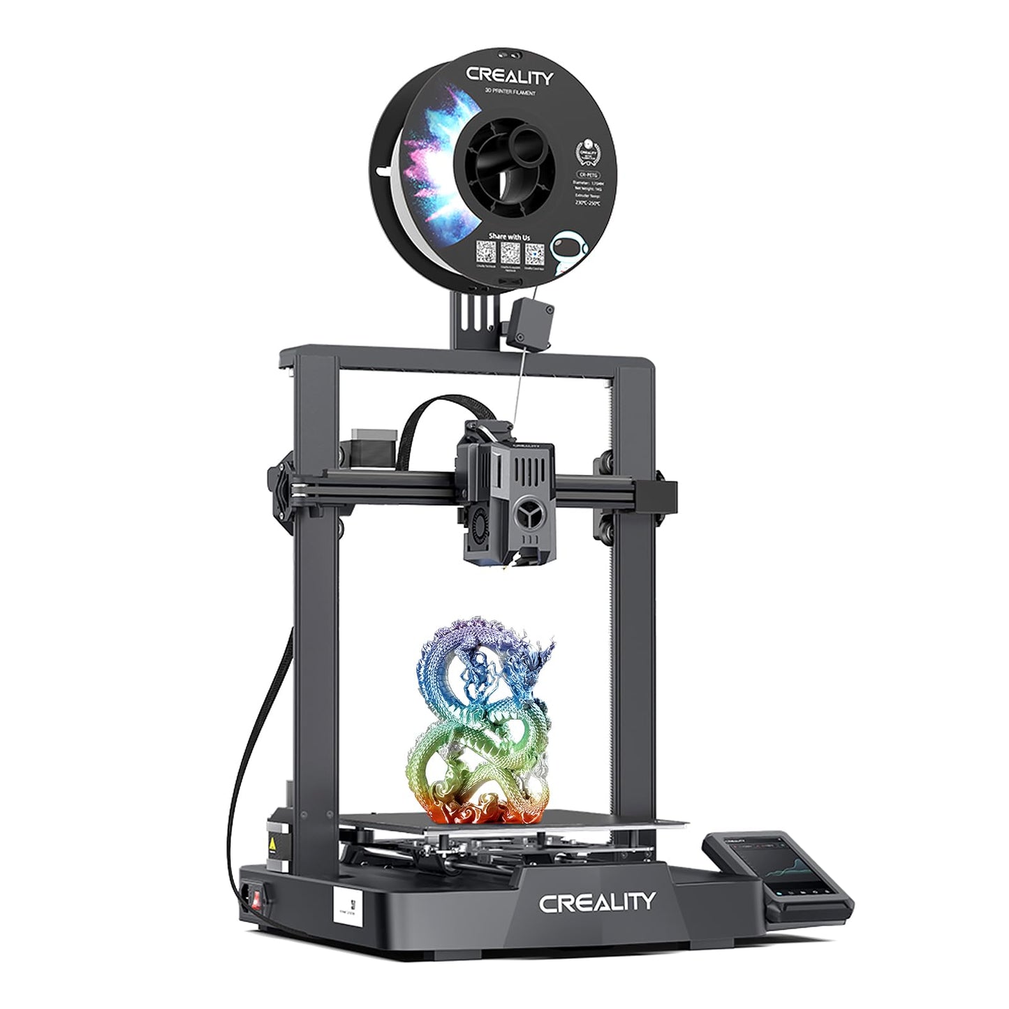 Creality Official Ender 3 V3 KE 3D Printer 500mm/s High.Speed Printing Self-Test Dual Z-axis Double Linear Shaftson Y-axis Superior Hotend Double Fans Cooling 220 * 220 * 240mm (Ender 3 V3 KE - WoodArtSupply