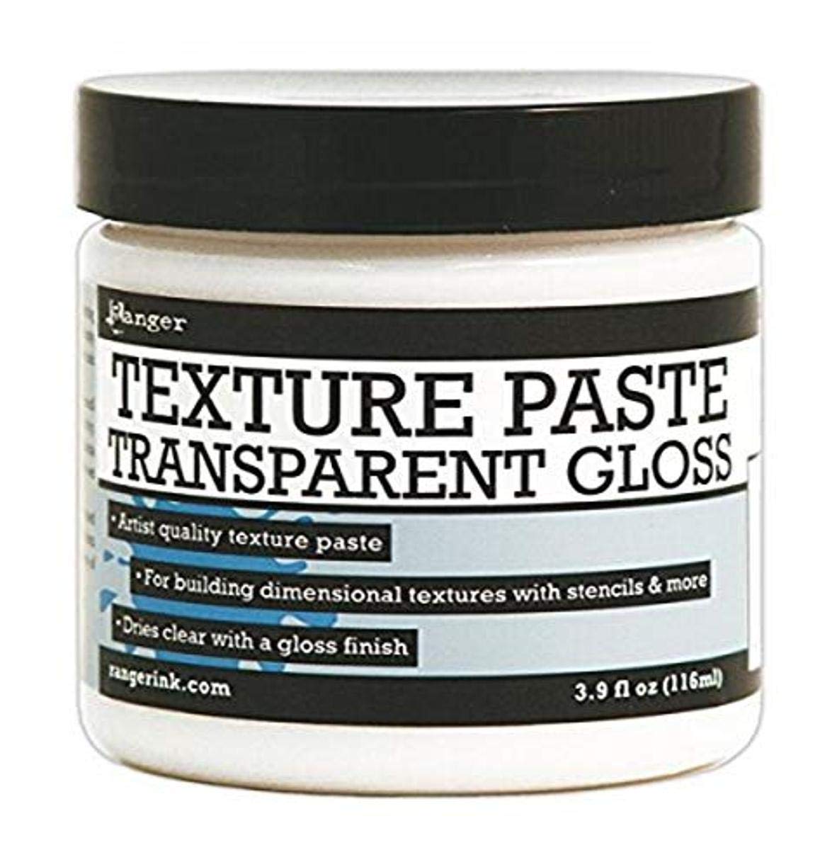 Ranger Texture Paste Transparent Gloss, 3.9 oz Ranger