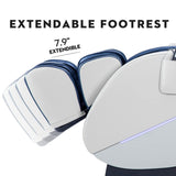 iRest SL Track Massage Chair Recliner, Full Body Massage Chair, Zero Gravity, Bluetooth Speaker, Airbags, Heating, Extendable Footrest and Foot Massage (Blue) iRest