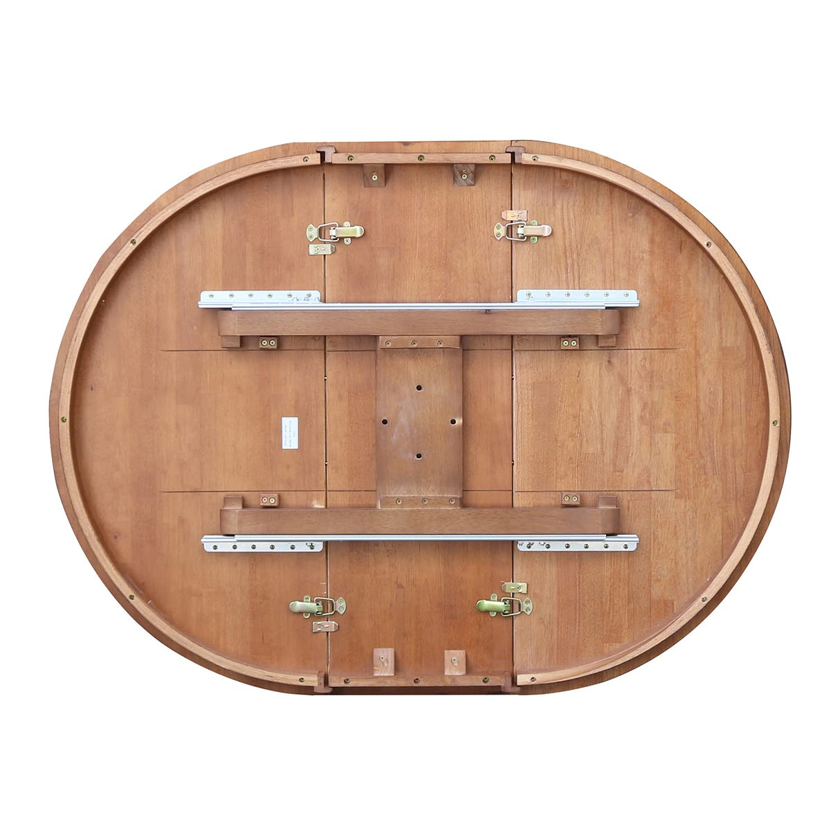 IC International Concepts 36" Round Top Pedestal 12" Leaf-30.1" H Dining Table, Distressed Oak IC International Concepts