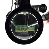 MMOBIEL LED Light Helping Hand Magnifier Station for Soldering, Assembly, Repair,Modeling, Hobbies and Crafts - 2.5X /4X LED Light - Hands-Free Magnifying Glass Stand - Incl. Clamp and Alligator Clips MMOBIEL