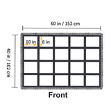 1 Pack Sublimation Blanket Blanks 40"X60" Throw Blankets for Heat Press, Baby Printed Blanket, DIY Custom Personalised Sublimation Photo with 20 Panel GEKIXUTP