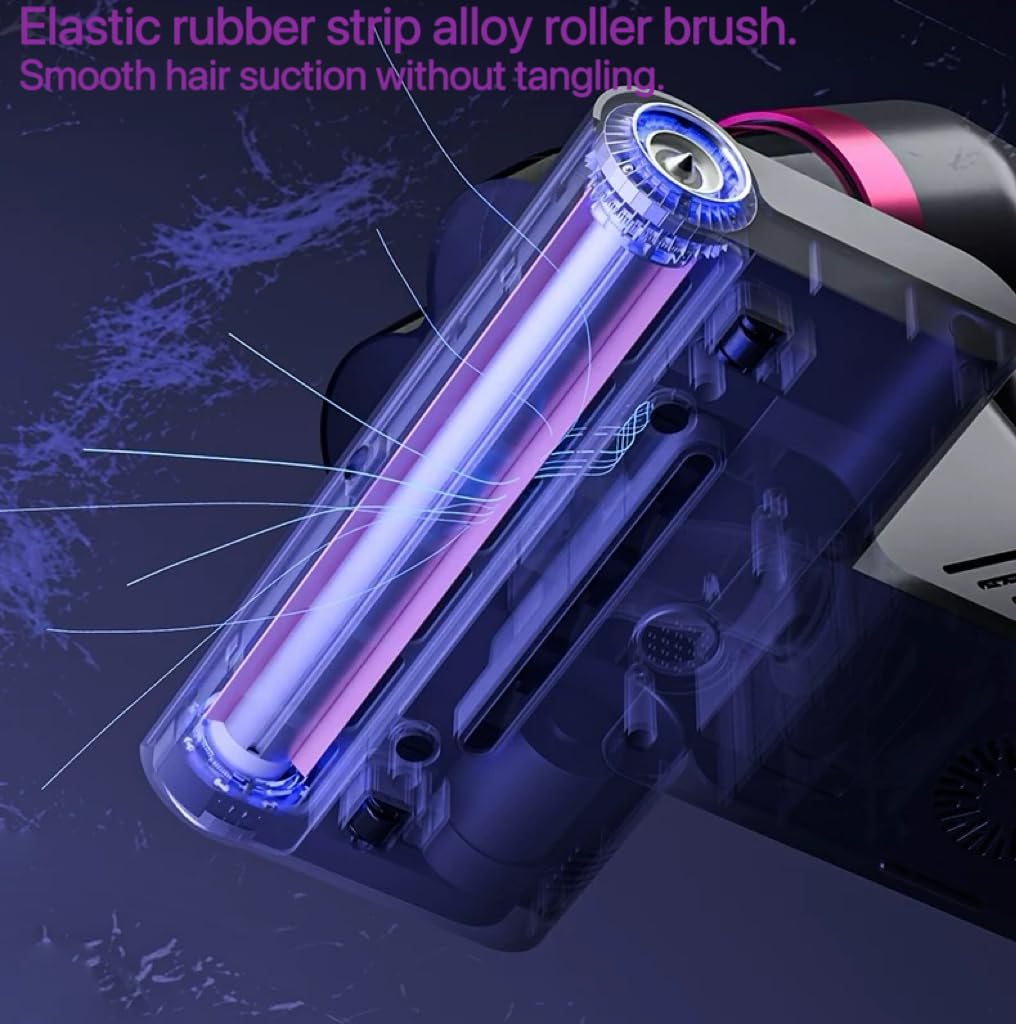 Bed Vacuum Cleaner, Mattress Vacuum Cleaner with UV & Ultrasonic, 15KPa Suction Handheld Bed Vacuum with High-Heating Technology, Deep Cleans Beds, Pillows, Sofas, Pet Hair, 500W Generic