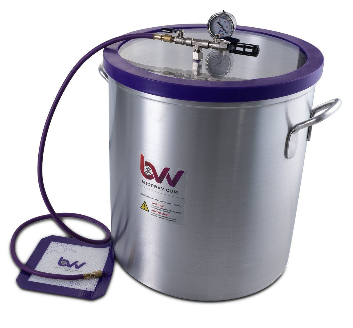 BVV Best Value Vacs 15 Gallon Aluminum Vacuum Chamber BEST VALUE VACS